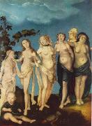 BALDUNG GRIEN, Hans The Seven Ages of Woman ww Spain oil painting reproduction